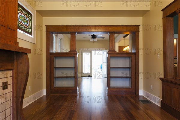 Empty house interior