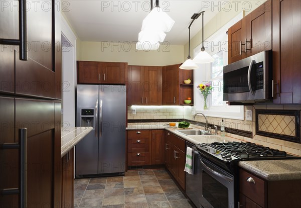 Kitchen area in new house