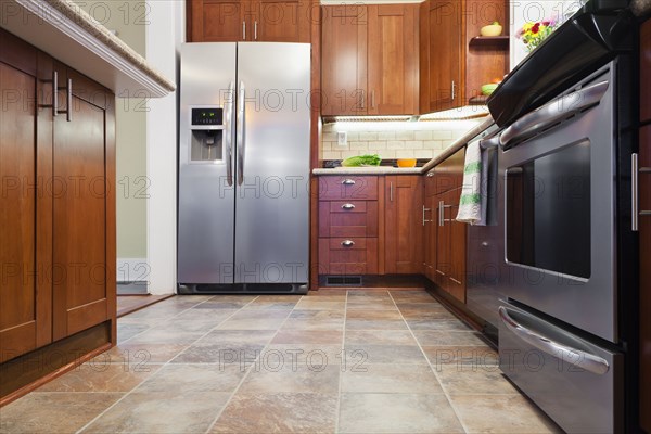 Kitchen area in new house