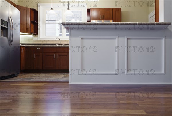 Kitchen area in new house