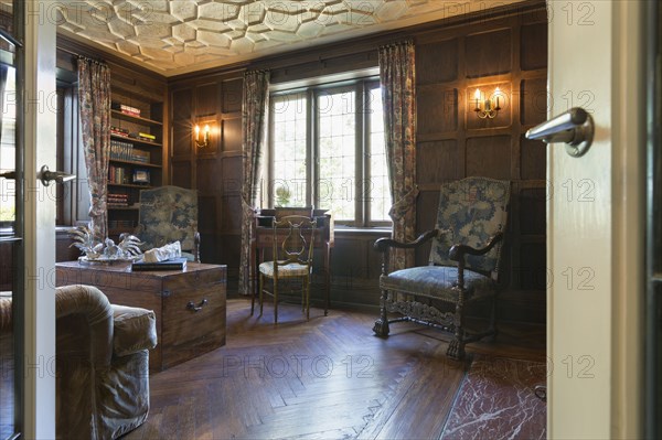 Interior of luxury vintage room