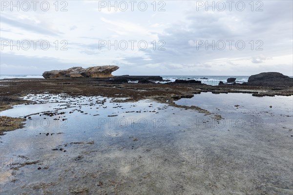 Rock formations and tidal pools