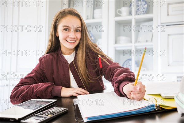 Portrait of smiling girl