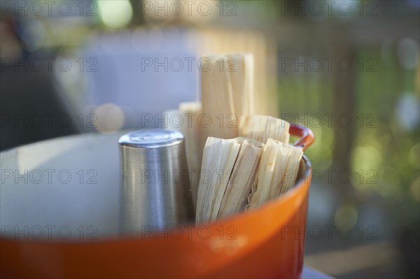 Close up of tamales