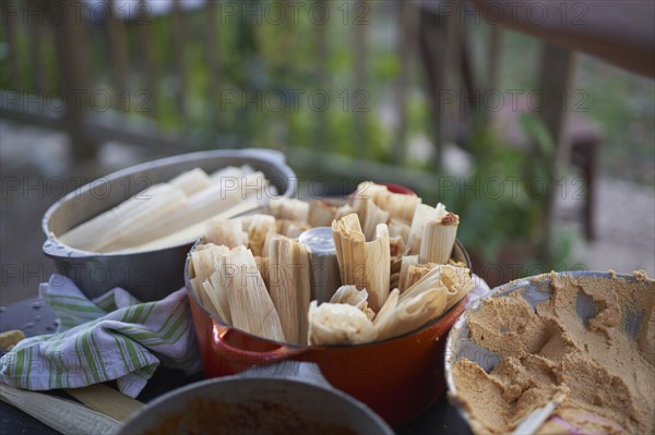 Ingredients for tamales