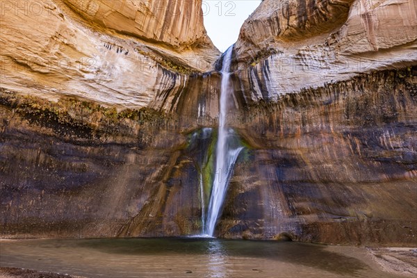 Waterfall in rocky terrain