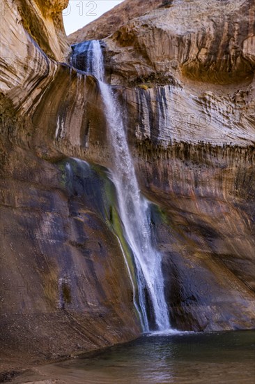 Waterfall in rocky terrain