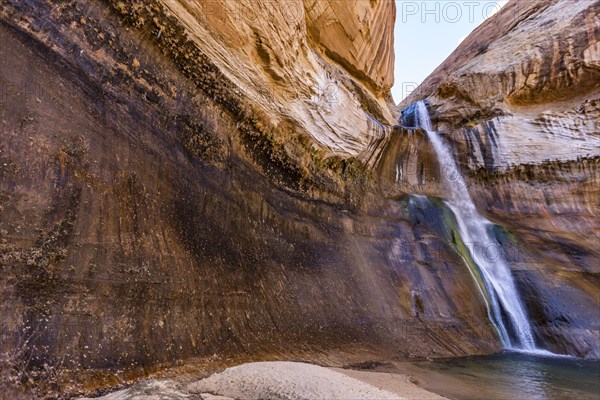 Waterfall in rocky terrain