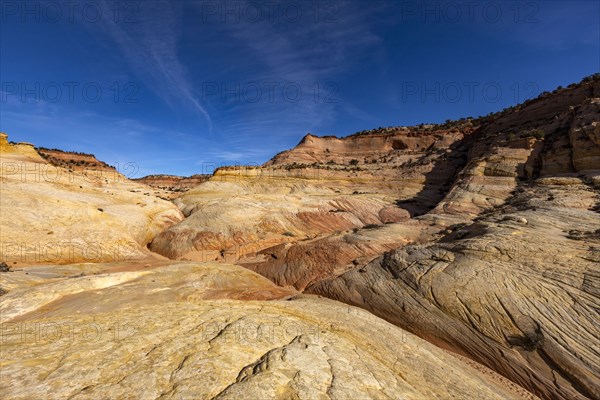 Sandstone texture in slot canyon