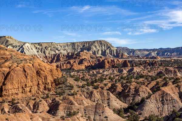 Sandstone layers in canyon