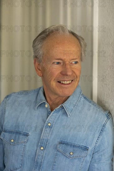 Portrait of happy senior man