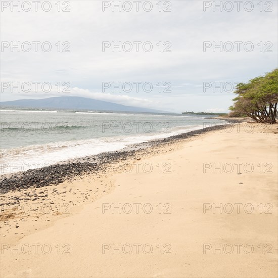Empty Lahaina Beach