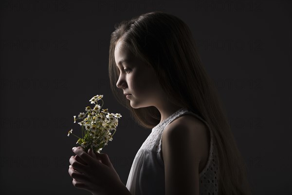 Profile of girl