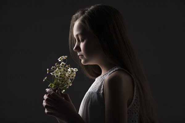 Profile of girl