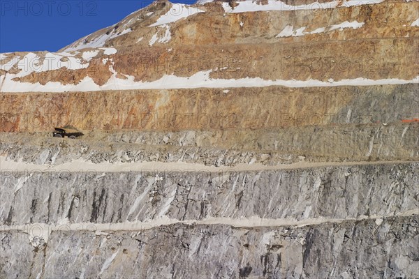 View of stone quarry