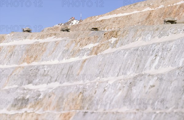 View of stone quarry