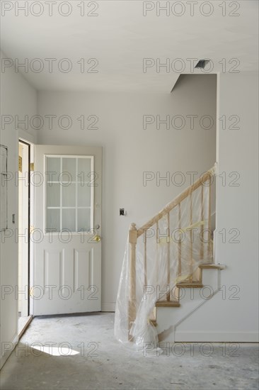 House interior during renovation