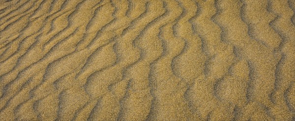 Close-up of rippled sand