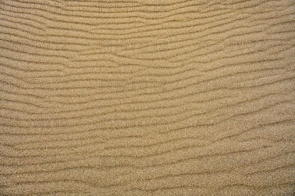 Close-up of rippled sand