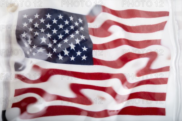 Distorted American Flag