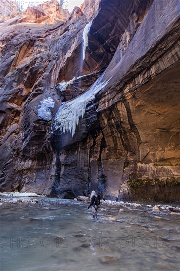 Senior female hiker