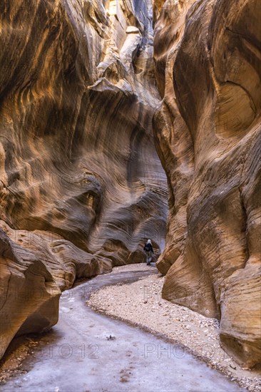 Senior female hiker