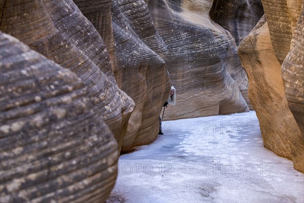 Senior female hiker