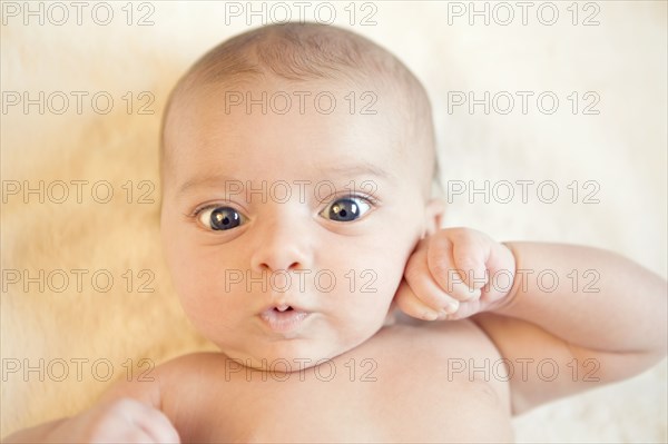 Portrait of baby (0-1month)