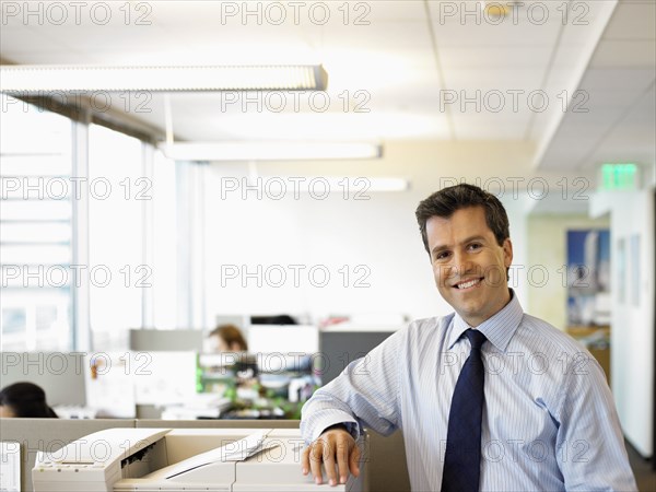 Portrait of businessman in office