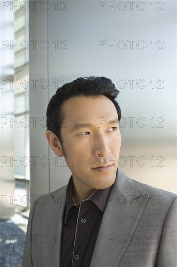 Portrait of businessman in modern office