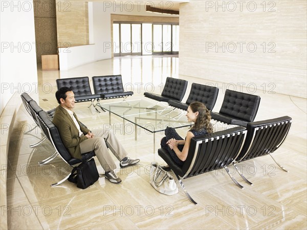 Business executives in modern office