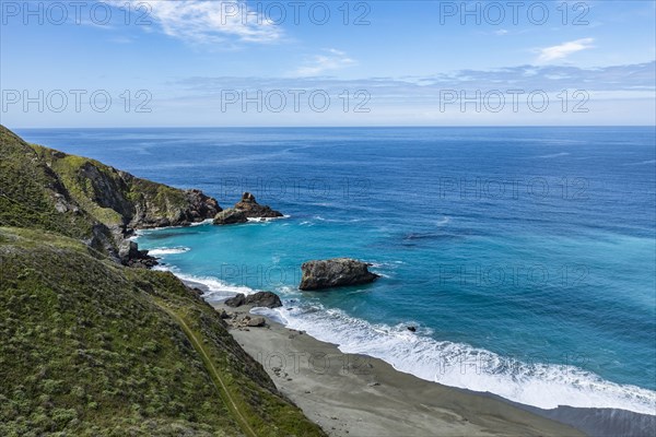 Ocean waves on Big Sur coast