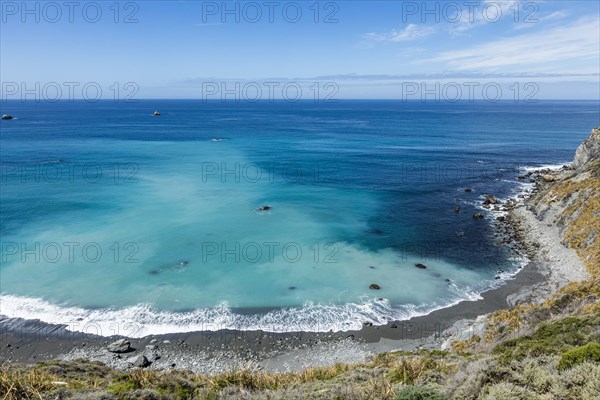 Turquoise bay at Big Sur