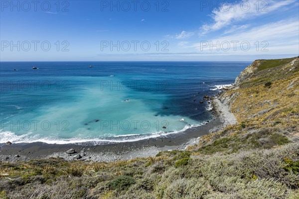 Ocean waves on Big Sur coast