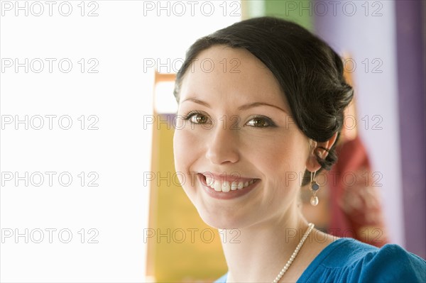 Portrait of beautiful woman