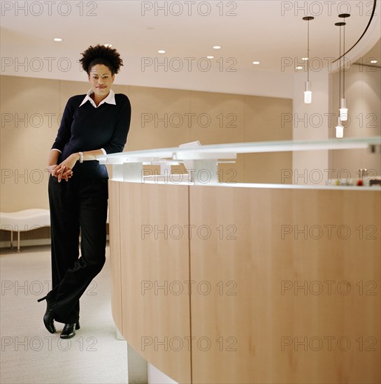 Businesswoman in office