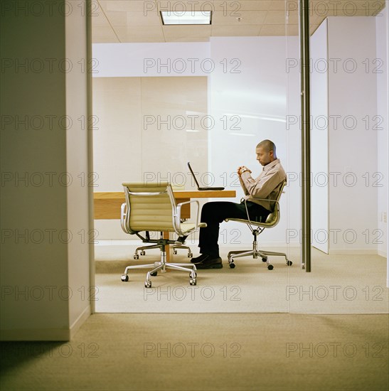 Businessman in conference room