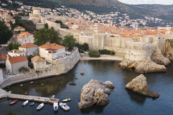 Lovrijenac Fortress and townscape