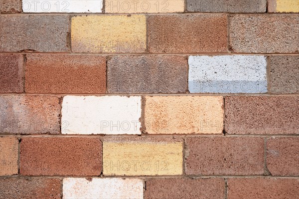 Close-up of cinder block wall