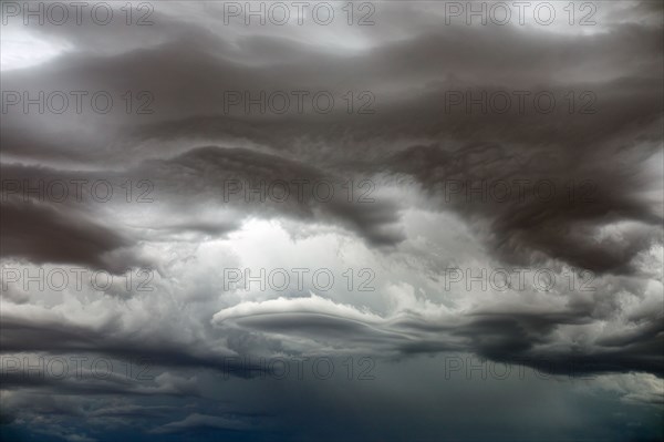 Dramatic storm clouds