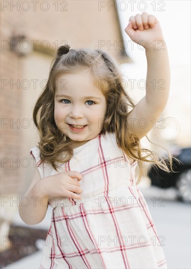 Portrait of smiling girl