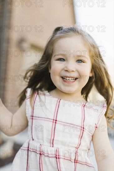 Portrait of smiling girl