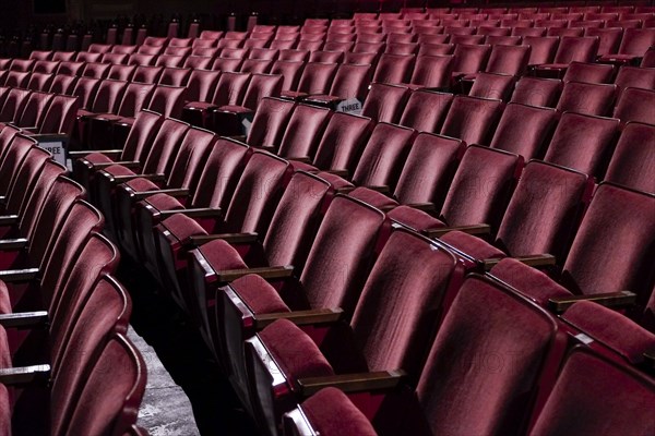 Empty theater seats