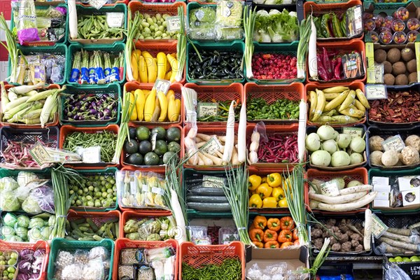 Fresh vegetables at local farmer market