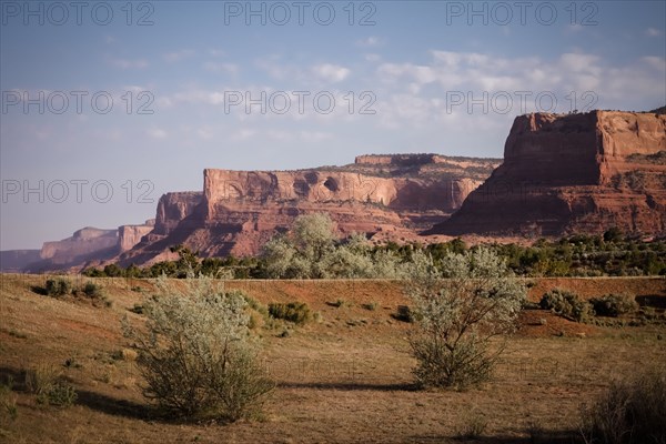 Landscape with rock formations