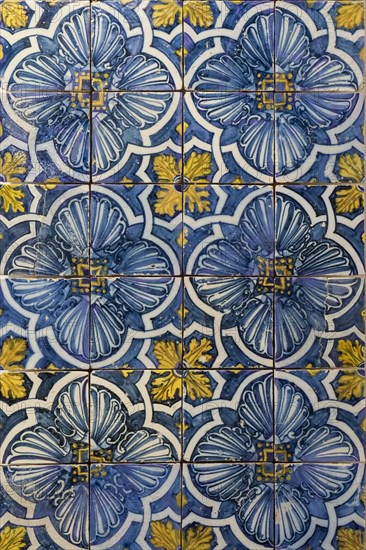 Traditional Portuguese ceramic tiles Azuelos