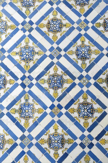 Traditional Portuguese ceramic tiles Azuelos
