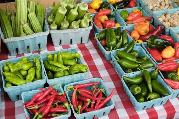 Vegetables at farmers market