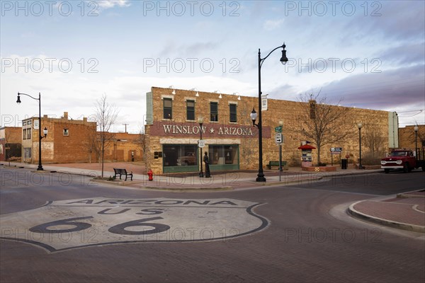 Abandoned buildings along Route 66