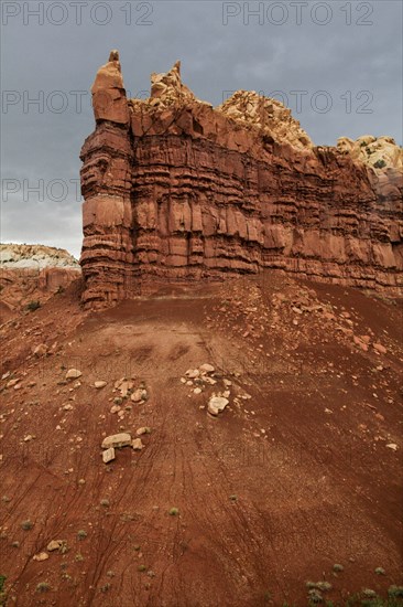 Landscape with rock formations